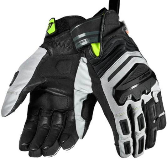 Gants en cuir imperméables pour homme Seventy SD-T13 Aspen Light noir-gris 