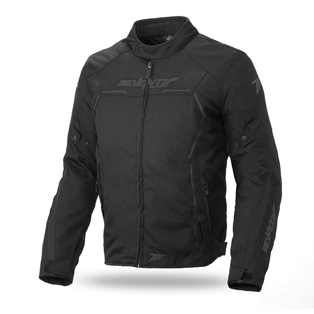 Chaqueta invierno Hombre Seventy 70 SD-JR65 Racing negro-amarillo flúor