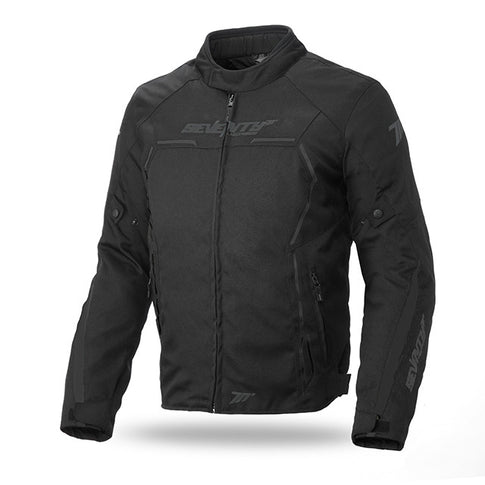 Chaqueta invierno Hombre Seventy 70 SD-JR65 Racing negro-amarillo flúor