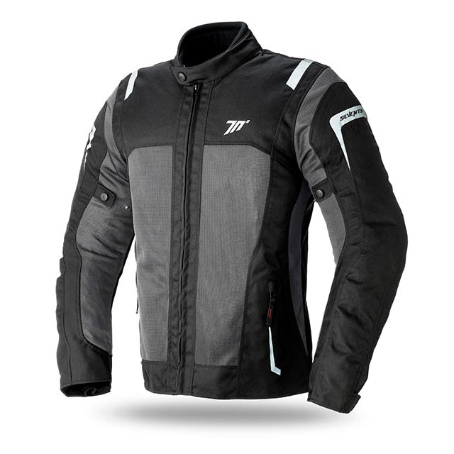 Summer jacket Man Seventy 70 SD-JT44 Touring black-grey