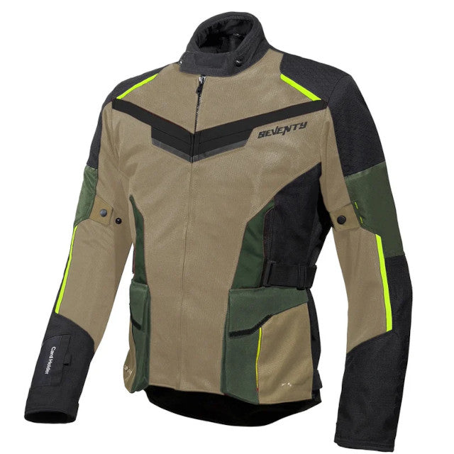 Men's jacket Seventy SD-JT70 Atacama sand-green-yellow