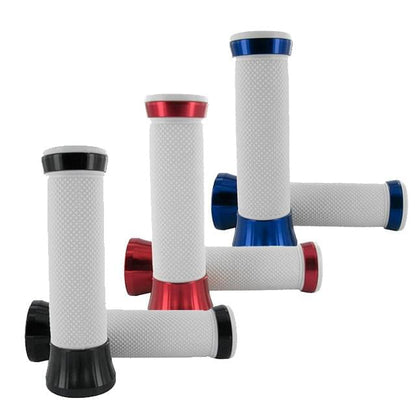 CNC machined grips STR8 - white