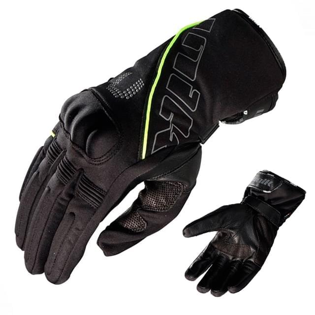 Guantes invierno con protección Mujer Unik Z-29 Polartec - negro flúor