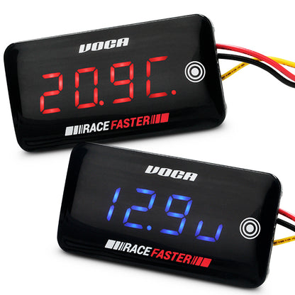 Marcador Temperatura y Voltaje Voca Racing RF Slim-Touch 0-120ºC / 8-18 V