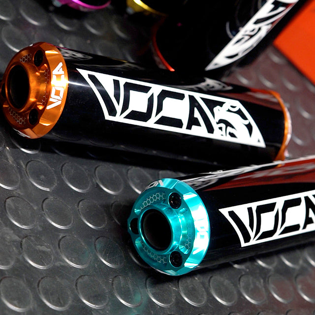 Silenciador VOCA Alumínio CNC preto - copo de cor