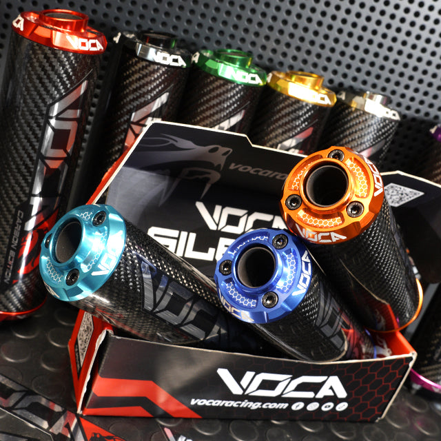 Échappement VOCA Carbon Racing 80cc Yamaha TZR >2003 / Aprilia RS 99-04 - passage bas