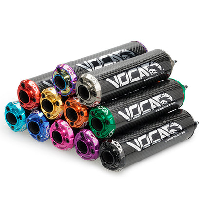 échappement VOCA Racing Cross Carbone 80/90cc Sherco SM-R / SE-R 50
