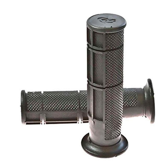 Closed grips ATV 22mm 126mm Domino - black