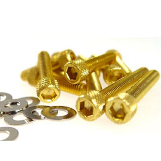 Minarelli TNT oil pan cover screws - gold