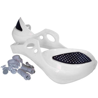 TNT supermotard handguards - white
