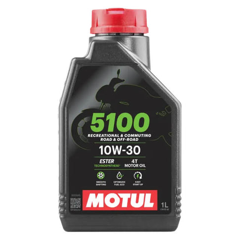 Engine oil 4T 10W30 1L Motul 5100