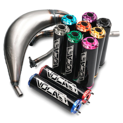 échappement Rieju MRT50 VOCA Cross (CE) - silencieux bleu