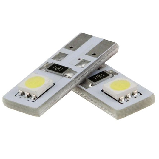 Jeu de LEDs Amolux T10 blanc, feux de position 20mA