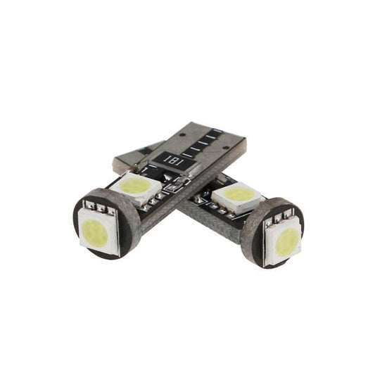 Amolux T10 white LED set, position lights 3 LED, 130mA