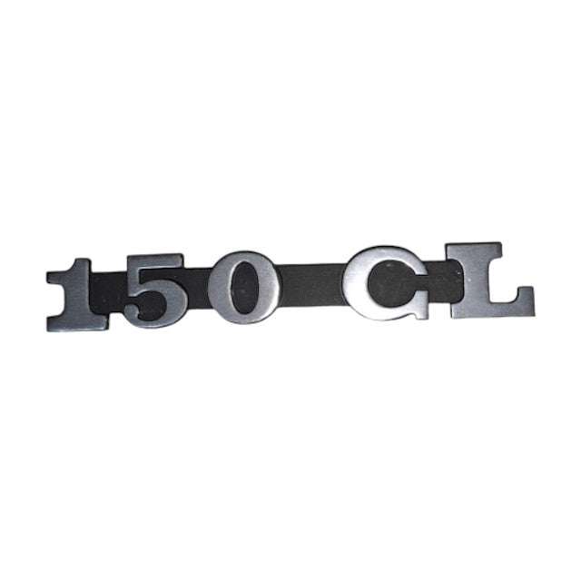 Anagrama cofano izquierdo Vespa 150CL aluminio RM 20.78