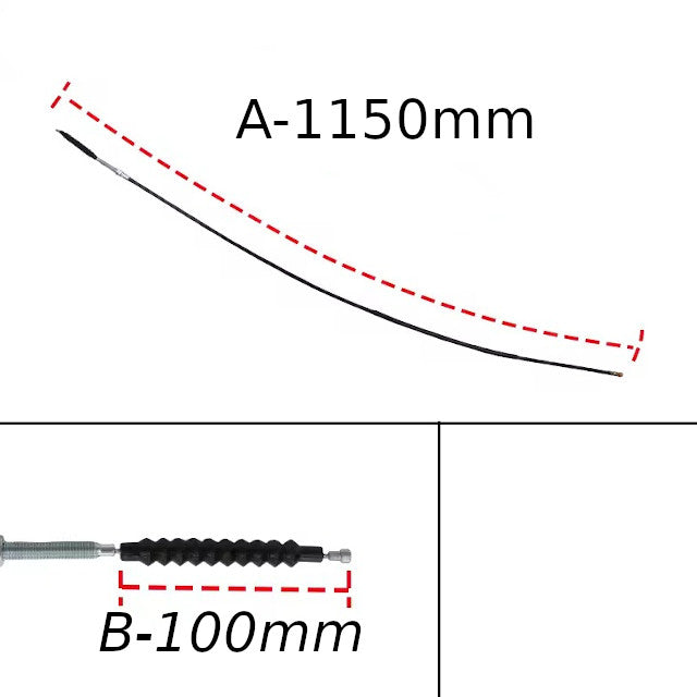 Cable de embrague PitBike standard L=1150mm Allpro