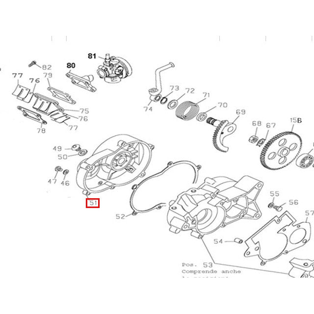 Tapa embrague Pitbike MX 50 AllPro