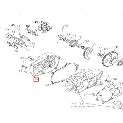 Tapa embrague Pitbike MX 50 AllPro