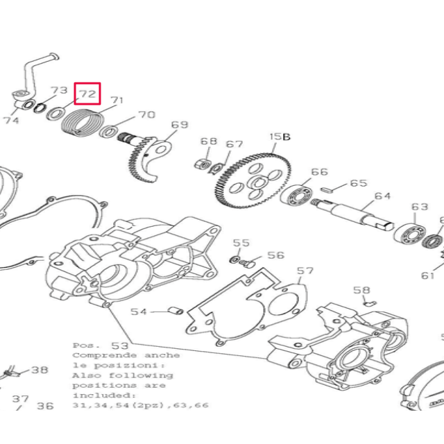 Arandela pedal de arranque 16x26x1 Pitbike MX 50cc AllPro