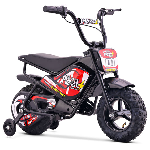 Mini Electric Moto FLT-E 250W-24V 110/50-6.50 Max 20 Km/h AllPro Red