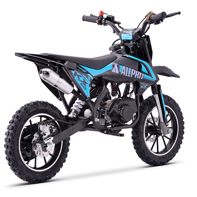 Minimoto KX 50cc AC 2.5hp AllPro - fluorescent blue