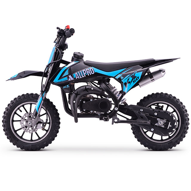 Minimoto KX 50cc AC 2.5hp AllPro - fluorescent blue