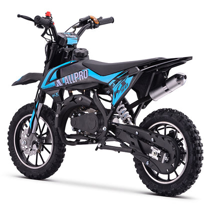 Minimoto KX 50cc AC 2.5hp AllPro - fluorescent blue