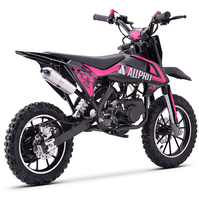 Minimoto KX 50cc AC 2.5cv AllPro - rosa flúor