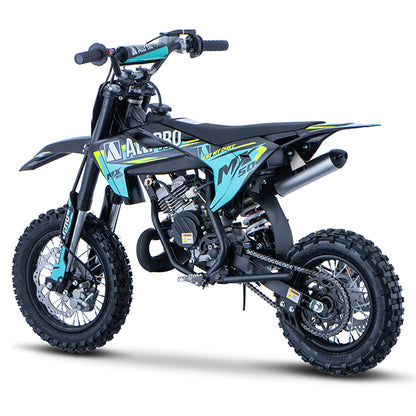 Children's pitbike Minicross 50cc MX 2T AC 12/10 wheel Allpro - Blue