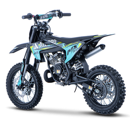 Pitbike infantil Minicross 50cc MX 2T AC llanta 14/12 AllPro - Azul