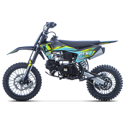 Pitbike infantil Cross MX 125 ZS 4T Zongshen semi-automática 14/12  AllPro Azul