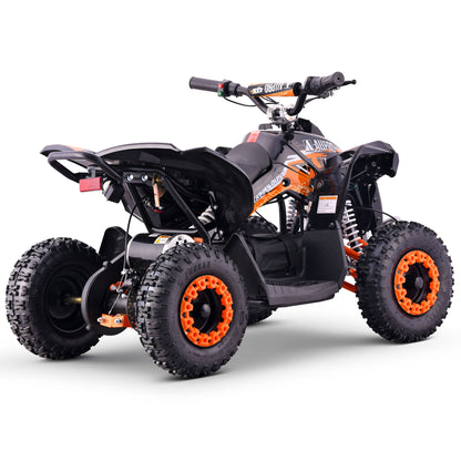 Mini Electric Quad QX-E 1,000W-36V-12Ah 4.10-6 Max 30 Km/h AllPro Orange
