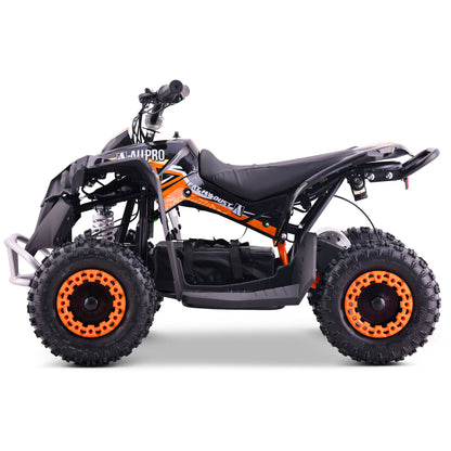 Mini Electric Quad QX-E 1,000W-36V-12Ah 4.10-6 Max 30 Km/h AllPro Orange