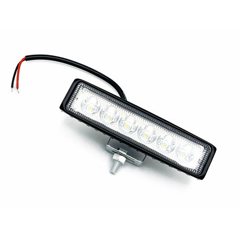 Luz frontal LED Spotlight 6 leds negro 18W 12V 1800Lm 15x3.9cm AllPro AP50LT49.000.BK