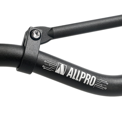 Handlebar offroad 22mm alu high H95-70mm 820mm AllPro - aluminium