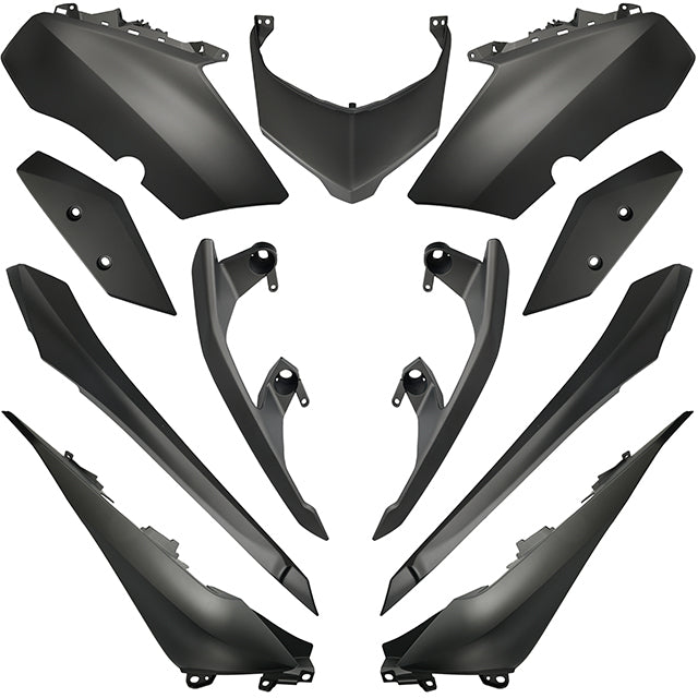 Kit carenados Yamaha X-Max 125/300 >21 11 piezas AllPro - gris oscuro metalizado AP55BP10.660.DG