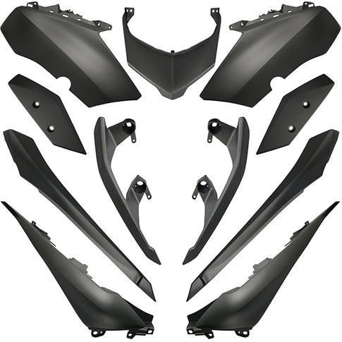 Kit carenados Yamaha X-Max 125/300 >21 11 piezas AllPro - gris oscuro metalizado AP55BP10.660.DG