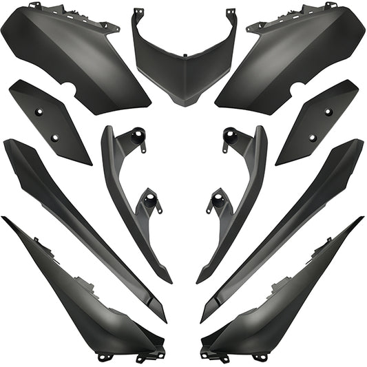 Kit carenados Yamaha X-Max 125/300 >21 11 piezas AllPro - gris oscuro metalizado AP55BP10.660.DG