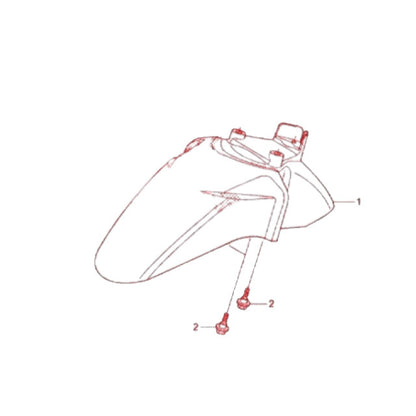 Guardabarros Honda SH 125/150 13-16 AllPro