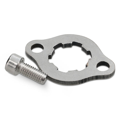 Pletina cierre piñón M5 Derbi Senda DRD / Aprilia RX 50 antiguos modelos Allpro AP80SK193.M5