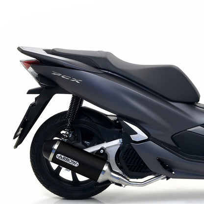 Silenciador de escape Arrow Urban Honda PCX 125 18-19 (CE) - negro