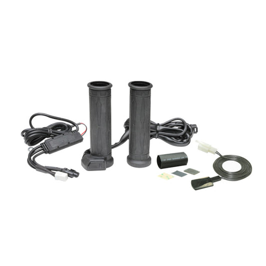 Puños calefactables con calentador de pulgar 7/8" + 7/8" l.130mm Koso