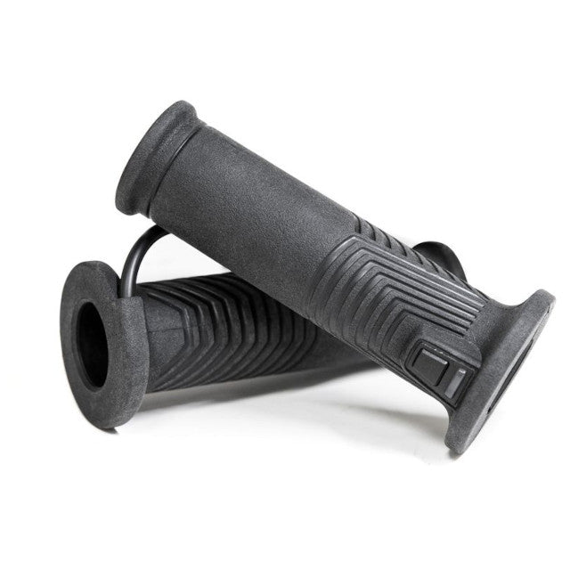 Puños calefactables 7/8" 22mm + 1" 25,4mm l.130mm HG 17 Koso - negro AX1710I0