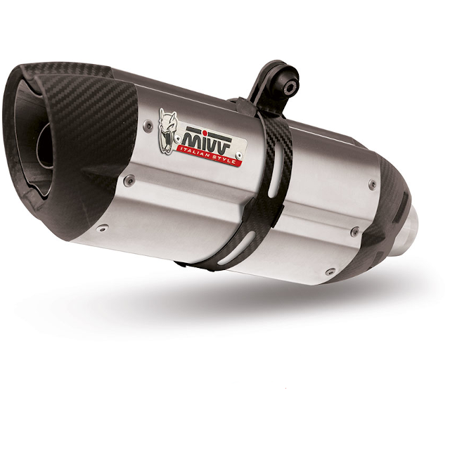 MIVV Slip-On Suono Exhaust BMW F 650 GS / F 800 GS 08-12 (CE) - carbon