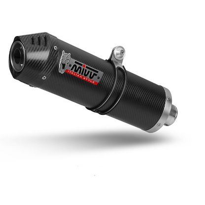 Escape MiVV Slip-On Oval BMW F800R >08 (CE) - carbono