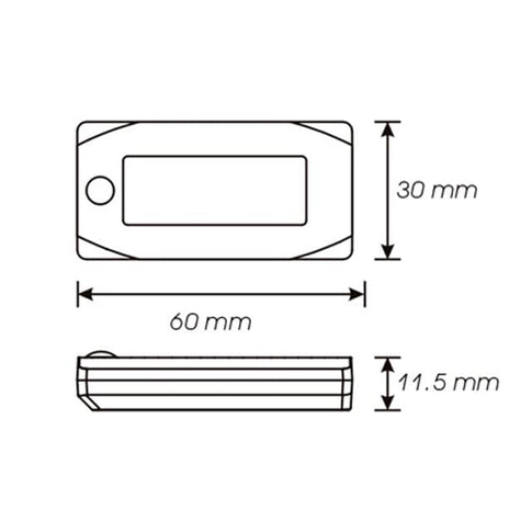 Termómetro de temperatura Mini Style 3 Koso BA003180