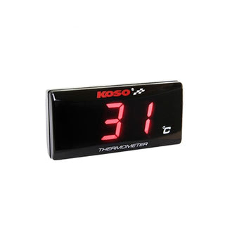 Koso Super Slim temperature gauge - red