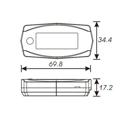 Contarotações Mini RPM 4 Koso