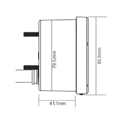 Marcador multifunción D75 Koso - negro