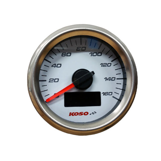 Speedometer D48 GP Style Koso chrome-white